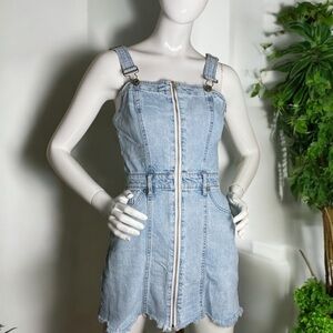 Pistola Heron Preston Denim Dress with Zipper and Buckle  (S)